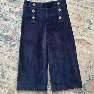 NWOT • Crewcuts Navy Blue Corduroy Sailor Trousers 👖